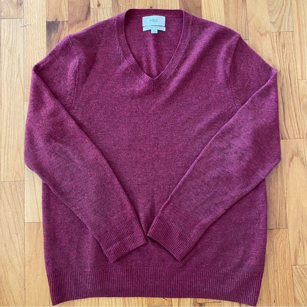 M&S Extra Fine Lambswool Sweater
